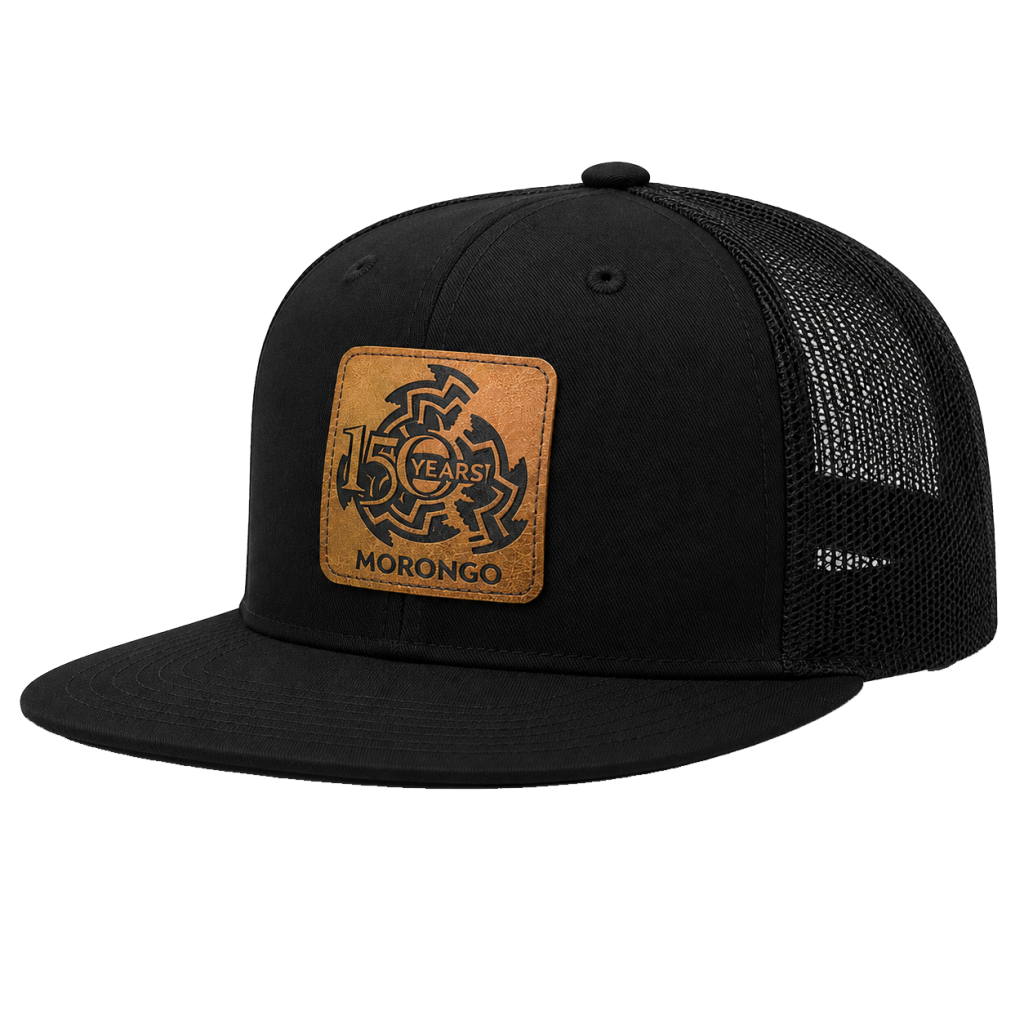 511 Richardson Black Mesh Flat Cap